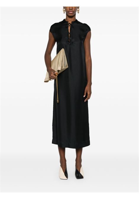 abito demeter donna nero in seta LOULOU DE SAISON | DEMETERBLACK